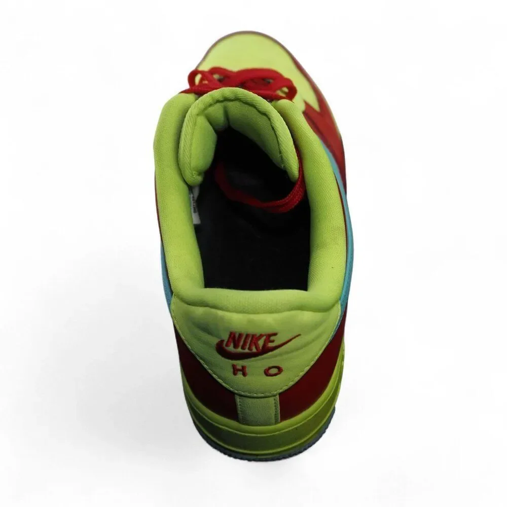 Nike Air Force 1‎ AF1 Low Custom by You Men's 9.5 DH7128-991 Neon Yellow / Red